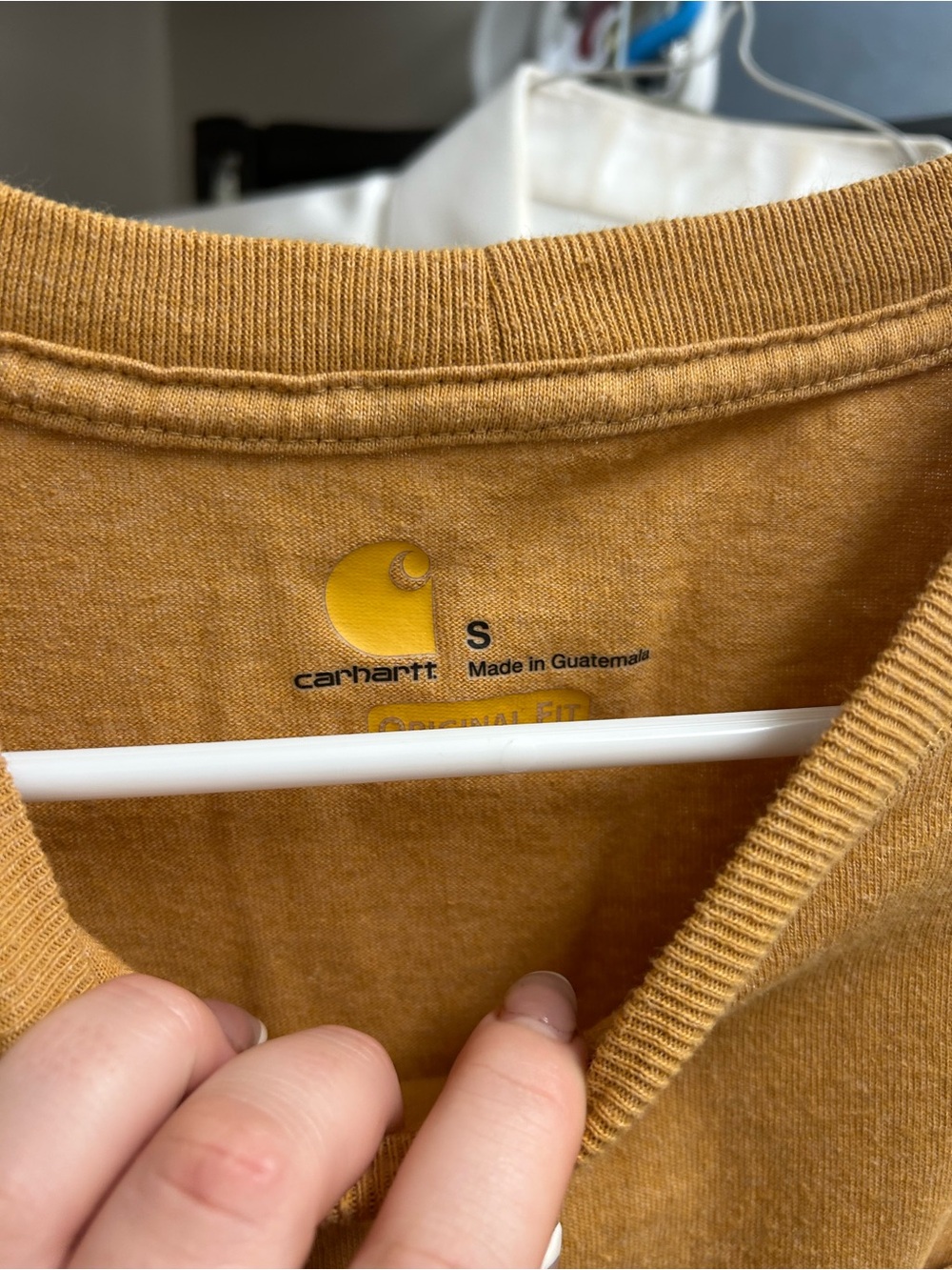 Carhartt Men’s Mustard Crewneck Sweatshirt